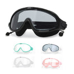 JIEHU JH8208DMJS Large Frame Waterproof and Anti-fog High-definition Eye Protection Swimming Goggles, JH8208DMJS(Smoke Green White), JH8208DMJS(Smoke Black), JH8208DMJS(Transparent White), JH8208DMJS(Transparent Pink), JH8208DMJS(Transparent Green) –...