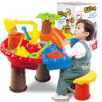 Outdoor Sandy Beach Table Toys Set for Kids, Beach Table(Tree and Round Table), Beach Table(Dolphin and Round Table), Beach Table(Tree and Square Table), Beach Table(Dolphin and Square Table) – Durable Build, Easy to Use