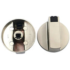 2 PCS Universal Metal Rotary Switch Control Knobs Replacement Accessories for Home Kitchen Gas Stove, 2 PCS Shaft Diameter 6mm