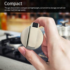 2 PCS Universal Metal Rotary Switch Control Knobs Replacement Accessories for Home Kitchen Gas Stove, 2 PCS Shaft Diameter 6mm