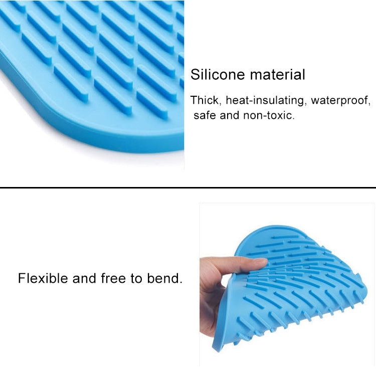 Thicken Colorful Silicone Insulation Mat European Anti-burning Pot Pad Table Waterproof Phone Pad