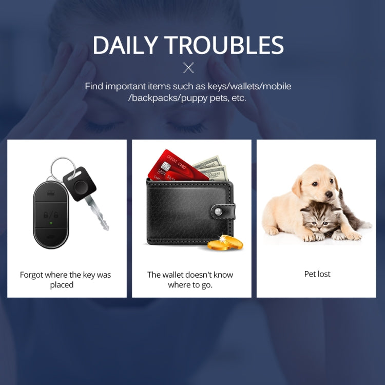 Keyfinder Wallet Dog Cat kids GPS locator anti lost keychain Smart Search Bluetooth Tracker Tag, Smart Search Black, Smart Search Blue, Smart Search Green, Smart Search Red, Smart Search White – Bluetooth