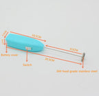Electric Handheld Home Kitchen Egg Beater Mini Stainless Steel Egg Coffee Milk Tea Blender