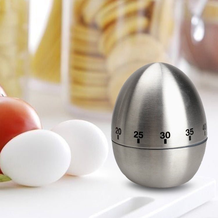 Mechanical Egg Kitchen Cooking Timer Alarm 60 Minutes Stainless Steel Kitchen Tools, Mechanical Egg Timer Mechanical Egg Timer