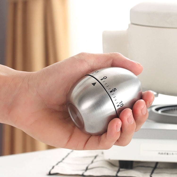 Mechanical Egg Kitchen Cooking Timer Alarm 60 Minutes Stainless Steel Kitchen Tools, Mechanical Egg Timer