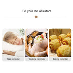 Mechanical Egg Kitchen Cooking Timer Alarm 60 Minutes Stainless Steel Kitchen Tools, Mechanical Egg Timer