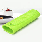 2 PCS Durable Thick Silicone Pot Handle Multicolor Thermal Insulation Sleeve Anti Skid Non Slip Soft Handle Pot Cover