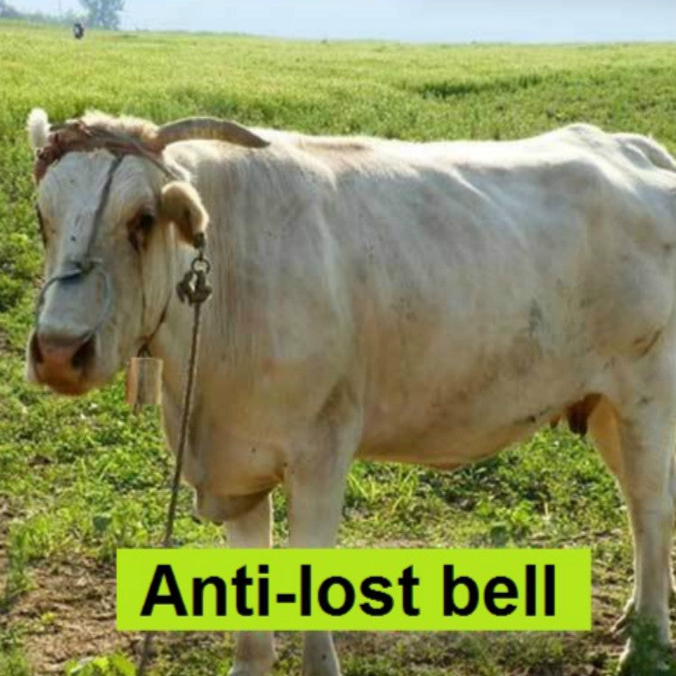 Special Loud Thick Cow Horse Sheep Farm Animals Anti-Lost Loud Bell, S, M, L, XL