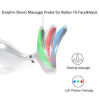 Electric Dolphin Neck Massager Wrinkle Removal Handheld Vibration Neck Face Massage Beauty Instrument Tool