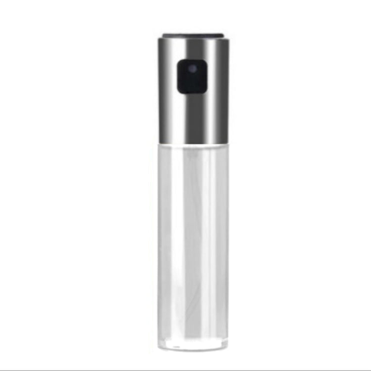 Stainless Steel Glass Olive Pump Spray Bottle Oil Sauce Vinegar Bottle Oil Dispenser Silver