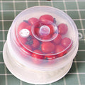 Kitchen Transparent Refrigerator Fresh-keeping Sealed Lid Microwave Oven Heating Lid Stackable Fresh Bowl Lid, Small, Large Small