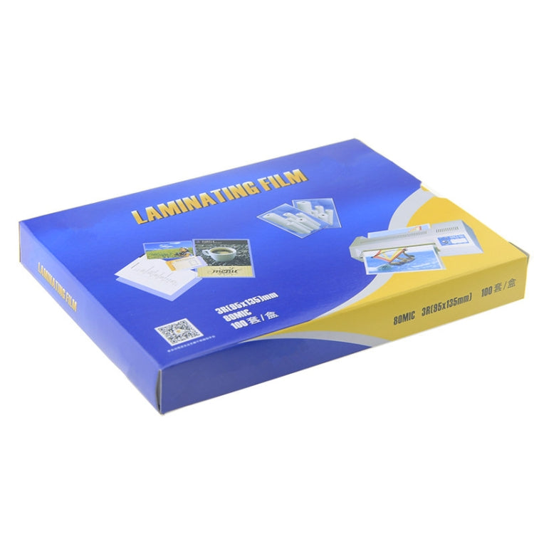 100pcs / Pack 3 Inch 80mic Thickness Clear Laminating Film Plastic film, 3 Inch 80mic 3 Inch 80mic