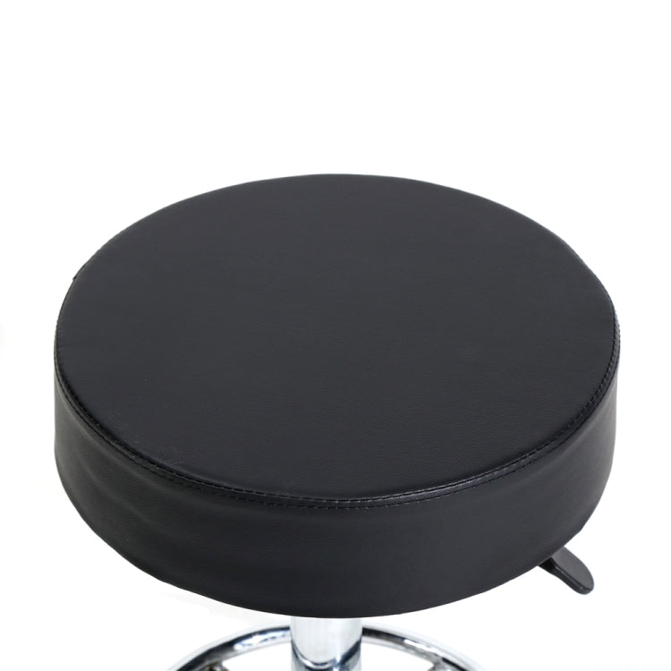 Adjustable Beauty Barber Shop Bar Lift Pulley Stool Movable Stool Chair – Leather