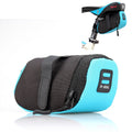 3 Color Nylon Bicycle Bag Bike Waterproof Storage Saddle Bag Cycling Tail Rear Pouch Bag Blue