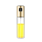 Kitchen Glass Olive Oil Spray Bottle Vinegar Oil Sprayer Seasoning Bottle Gold