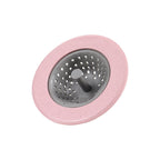 vanzlife Dishwasher filter pool floor drain household kitchen anti-blocking anti-seal washing net bag sewer filter, Pink, Blue, Apricot