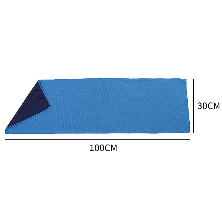 Absorbent Polyester Quick-drying Breathable Cold-skinned Fitness Sports Portable Towel, 30x100 Rope Cup, 30x100 Clasp Cup