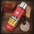 Outdoor Thermos Portable Large Capacity Insulated Cup, 500ml, 750ml, 1000ml, 1500ml 500ml Red