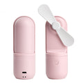 USB Charging Handheld Mini Folding Fan Desktop Fan – Durable Build, Easy to Use Pink