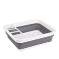 Foldable Dish Rack Tableware Rack Portable Bowl Rack Bowl Sink Design Drainage Basket Default Title
