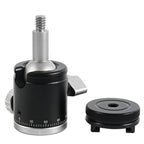 BEXIN K-19 Multifunctional Aluminum Alloy Cold Shoe Ball Head Tripod Mount, K-19