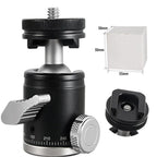 BEXIN K-19 Multifunctional Aluminum Alloy Cold Shoe Ball Head Tripod Mount, K-19