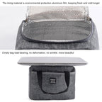 Thickened Handheld Lunch Bag Insulated Bento Bags Kids Lunch Kits