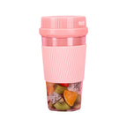 Portable USB Rechargeable Mini Household Electric Fruit Juicer, 250ml