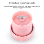 Portable USB Rechargeable Mini Household Electric Fruit Juicer, 250ml