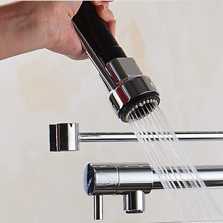 Kitchen Sink Chrome Faucet Nozzle Replacement Head Hand-held ABS sprinkler Default Title