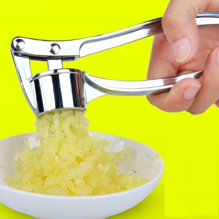Kitchen Handheld Stainless Steel Ginger Garlic Crusher Garlic Puree Machine, Stainless Steel 3 Stainless Steel 3