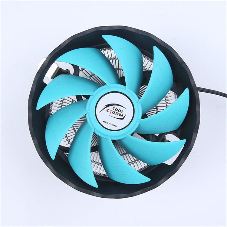 COOL STORM 12CM Desktop Computer Radiator Mute CPU Fan For Intel AMD – Durable Build, Easy to Use Default Title