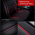 Universal PU Leather Car Seat Cover, Black White, Black Red, Black White Deluxe, Black Red Deluxe, Coffee Deluxe, Beige Deluxe, Beige, Coffee