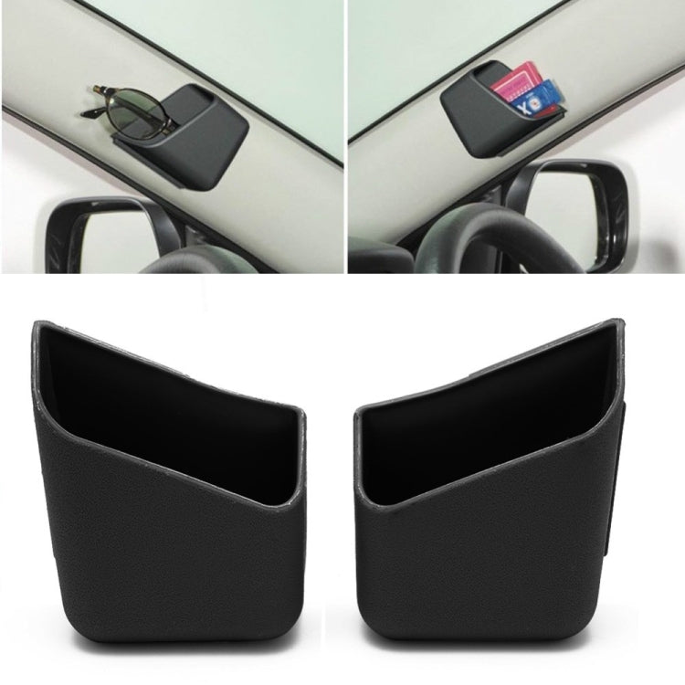 2 PCS Universal Car Accessories Glasses Organizer Storage Box Holder Black, Car Glasses Organizer – Durable Build, Easy to Use Car Glasses Organizer
