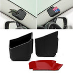 2 PCS Universal Car Accessories Glasses Organizer Storage Box Holder Black, Car Glasses Organizer – Durable Build, Easy to Use
