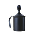 Pump Creamer Stainless Steel Double Mesh Manual Coffee Milk Foam Frothing Pitcher Froth Pump Foamer Cup, 400cc, 800cc – Durable Build, Easy to Use 400cc