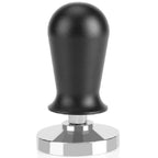 Stainless Steel Coffee Powder Hammer Alumina Constant Pressure Powder Press, 58mm Black 58mm Black