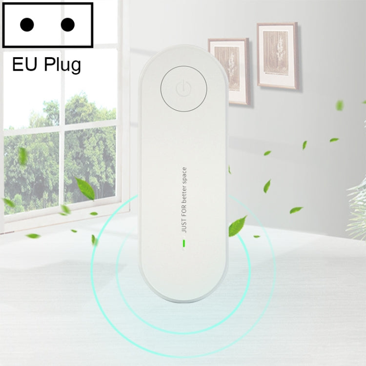 Mini Anion Air Purifier Smoke PM2.5 Remove Toilet Kitchen Air Purifier, US Plug, EU Plug – Durable Build, Easy to Use EU Plug White