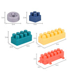 Children Creative Assembling Large Particles of Building Blocks DIY Educational Toys, Random Color Delivery, 100 PCS, 220 PCS, 300 PCS, 400 PCS