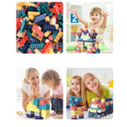 Children Creative Assembling Large Particles of Building Blocks DIY Educational Toys, Random Color Delivery, 100 PCS, 220 PCS, 300 PCS, 400 PCS
