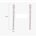 5 PCS SW8 Swan 8-hole Student Children Plastic Clarinet German Treble Flute, Pink, Blue, Yellow, Red, Green, White, Black