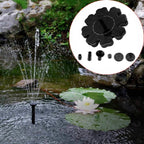Solar Petal Fountain Floating Fountain Pond Garden Decoration, Solar Petal Fountain Solar Petal Fountain