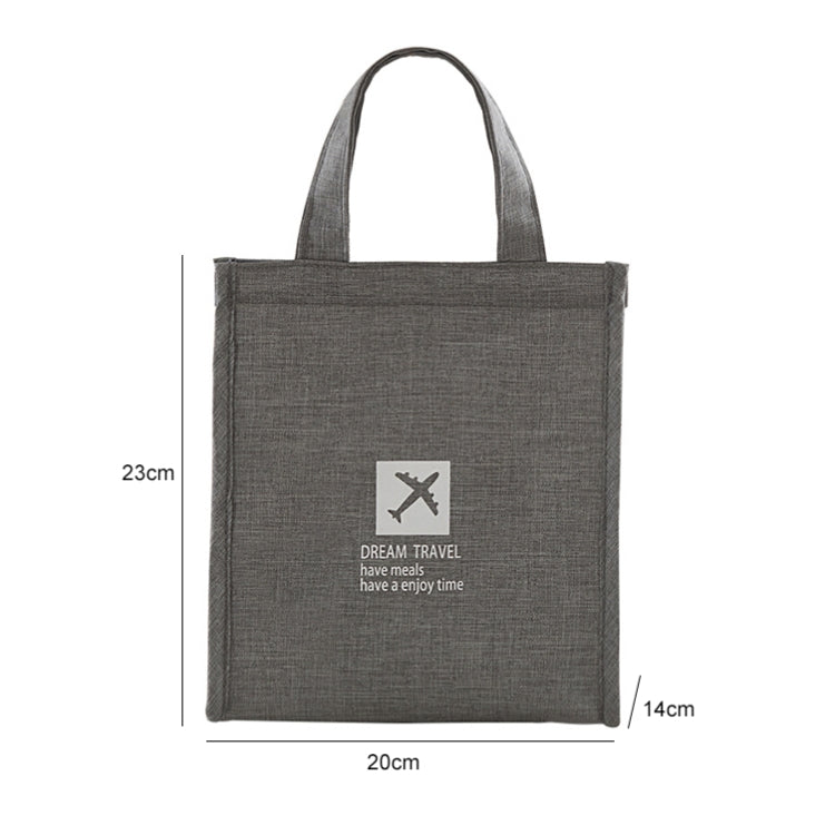 Portable Lunch Picnic Portable Food Insulation Storage Bag, S 20x23x14cm