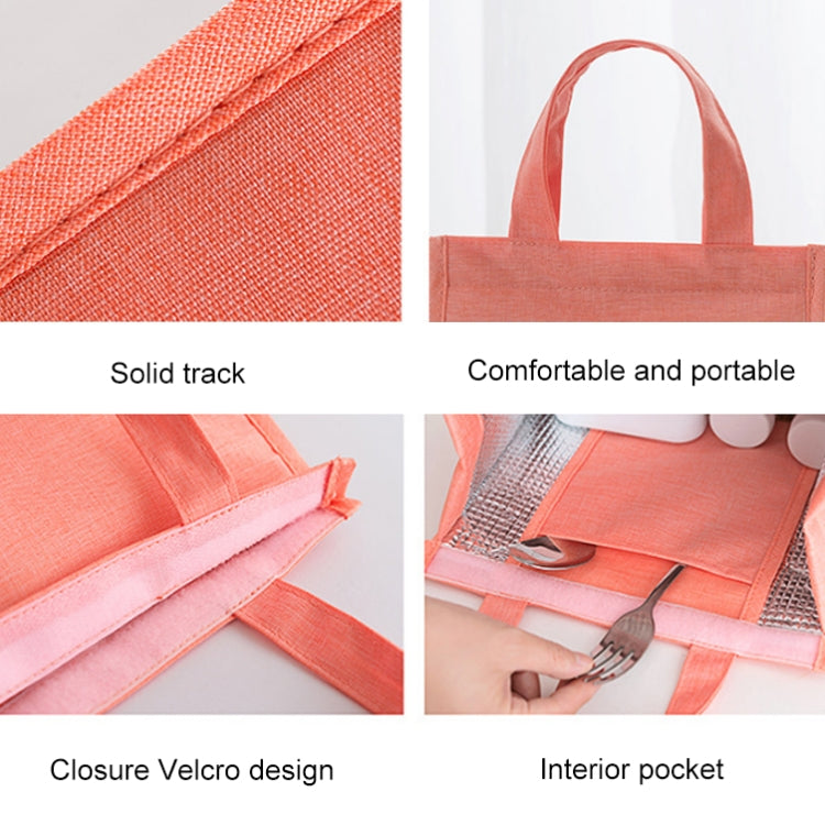 Portable Lunch Picnic Portable Food Insulation Storage Bag, S 20x23x14cm