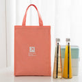 Portable Lunch Picnic Portable Food Insulation Storage Bag, S 20x23x14cm S 20x23x14cm Orange