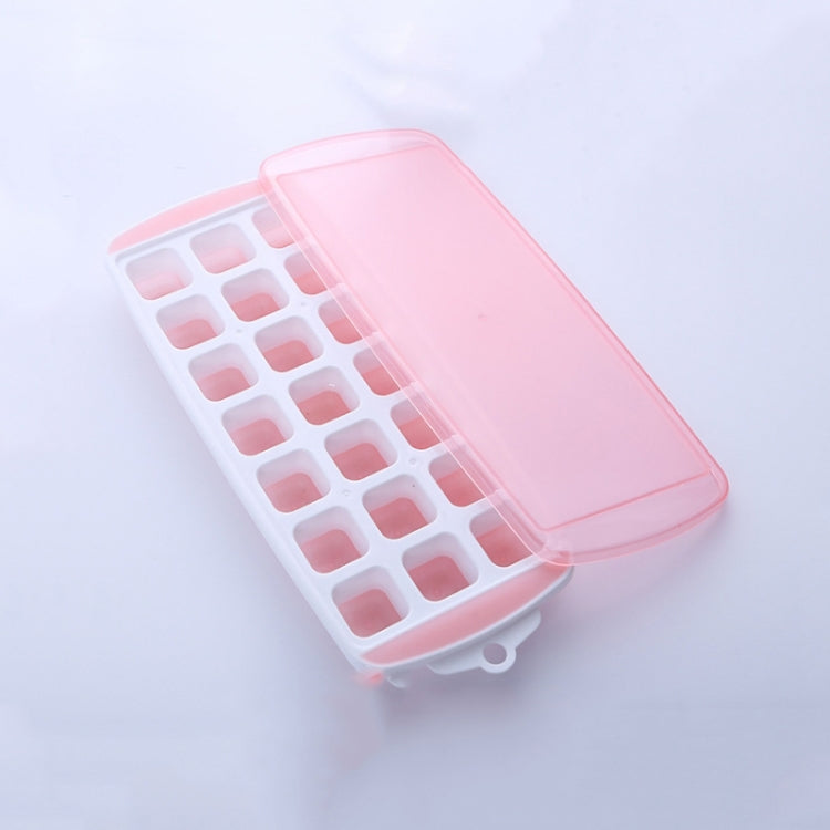 Summer 21 Grid Cool Home-made Ice Cube Ice Box Mould with Lid, 21 Grid(Pink), 21 Grid(Blue), 21 Grid(Green) 21 Grid(Pink) Pink