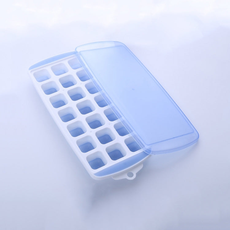 Summer 21 Grid Cool Home-made Ice Cube Ice Box Mould with Lid, 21 Grid(Pink), 21 Grid(Blue), 21 Grid(Green) – Durable Build, Easy to Use 21 Grid(Blue) Blue