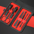 Manicure Nail Clippers Pedicure Set Portable Travel Hygiene Kit Stainless Steel Cutter Tool Set Default Title