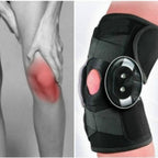 Adjustable Paste Type Breathable Sports Knee Protector with Aluminum Bracket, Paste Sports Knee Protector(Black) Paste Sports Knee Protector(Black)