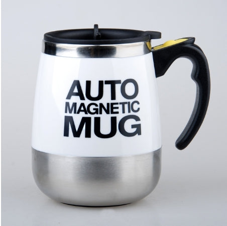 Automatic Mixing Cup Coffee Cup Portable Household Mixer White